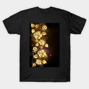 Twisted Gold Rose T-Shirt